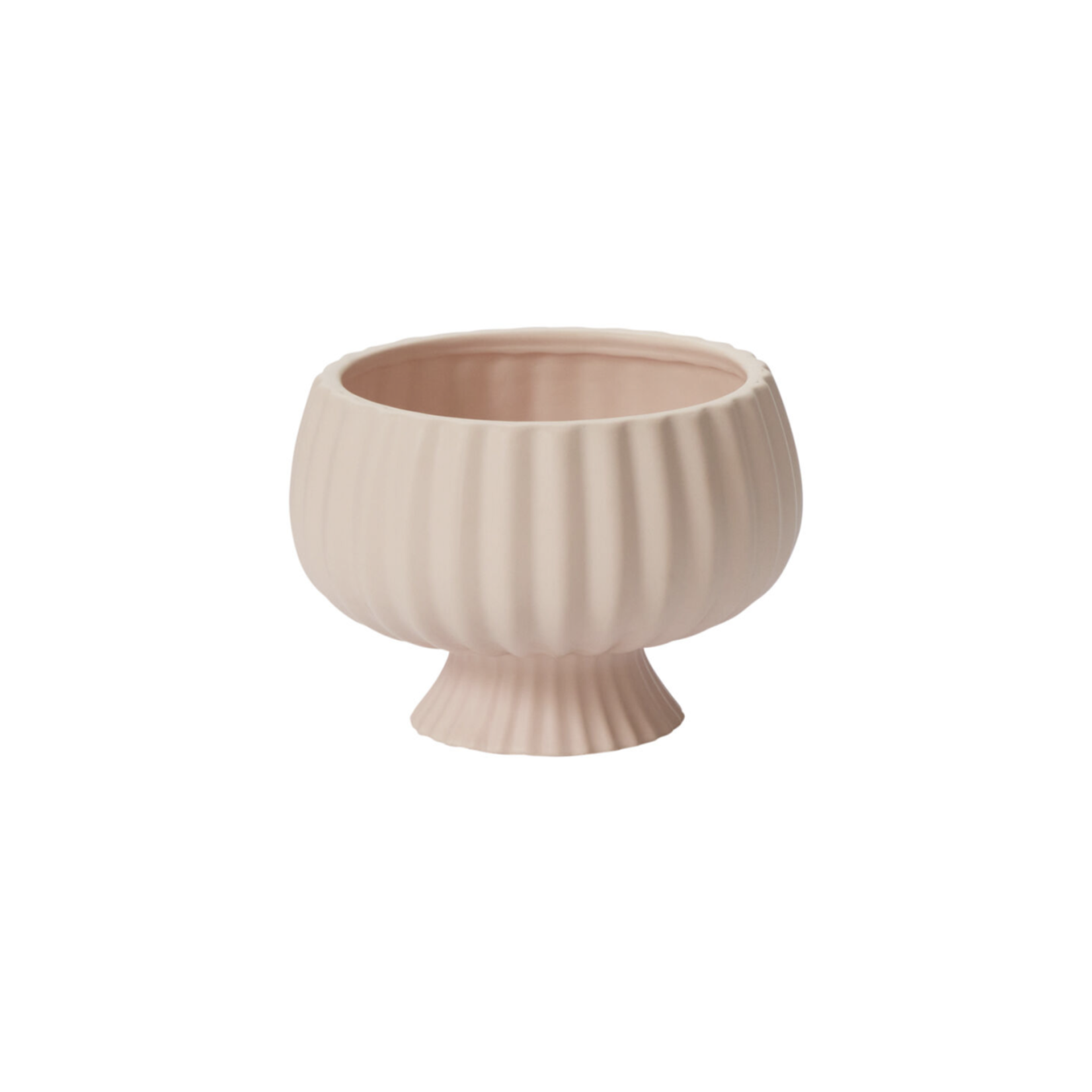 MATTE CERAMIC SONATA VASE PINK OR WHITE