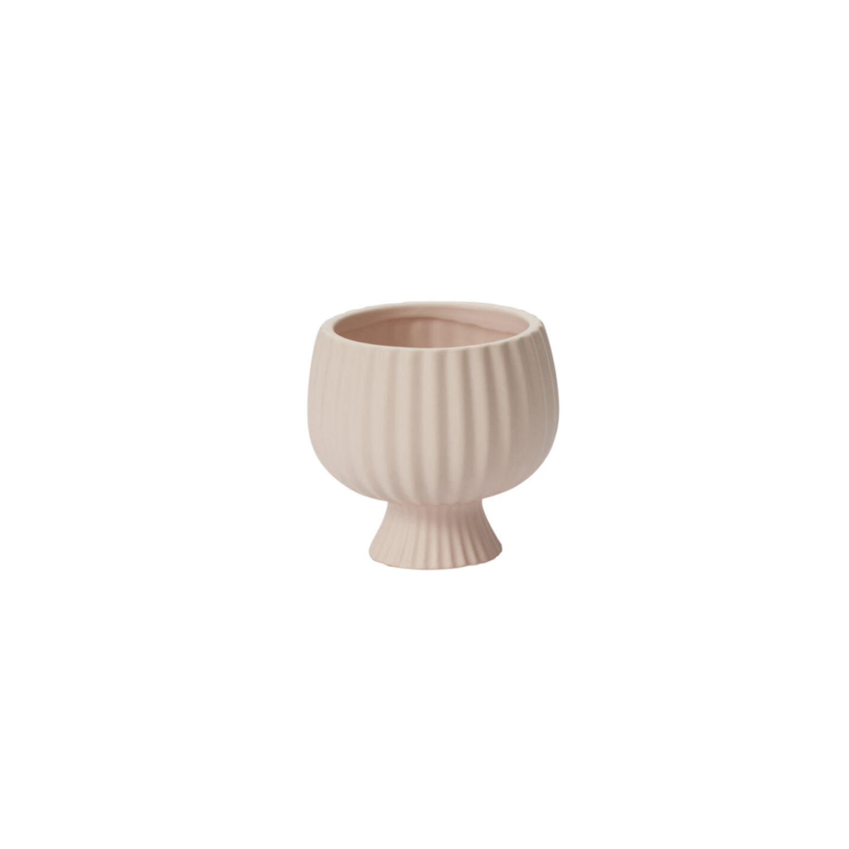MATTE CERAMIC SONATA VASE PINK OR WHITE