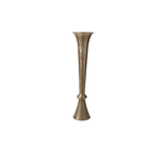 43.5”H X 12.75” GOLD METAL URN TENOR VASE
