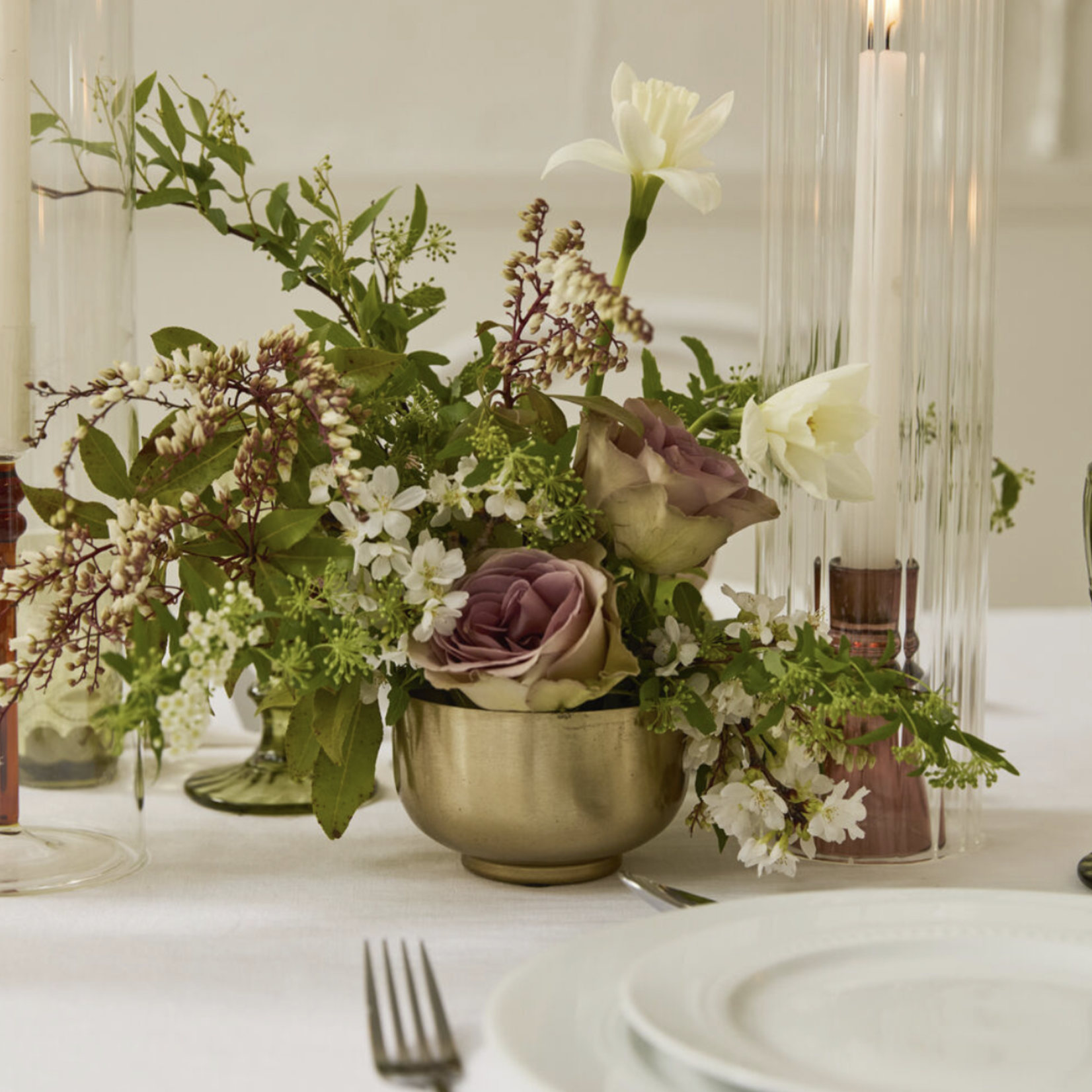 METAL ROZ BOWL COMPOTE
