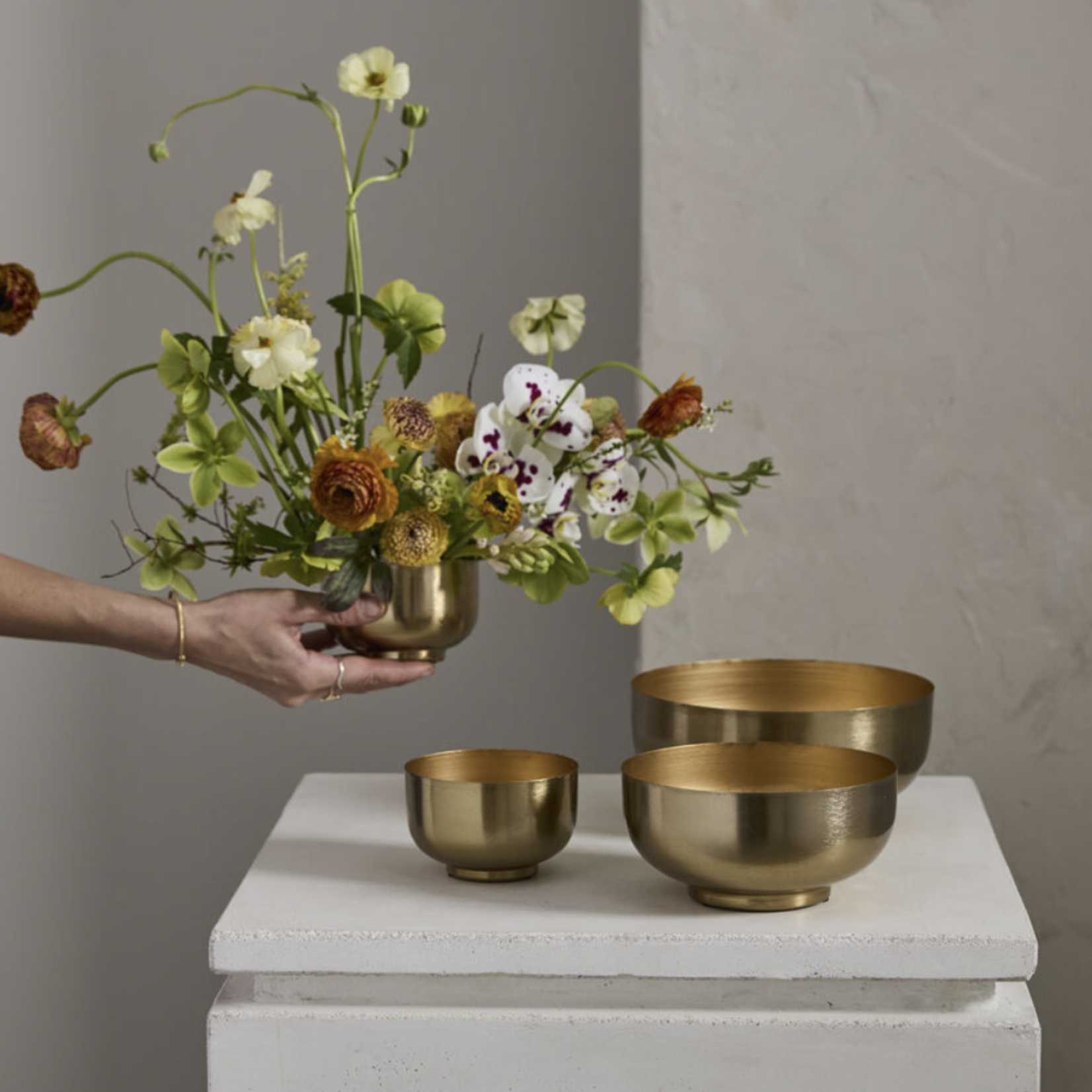 METAL ROZ BOWL COMPOTE