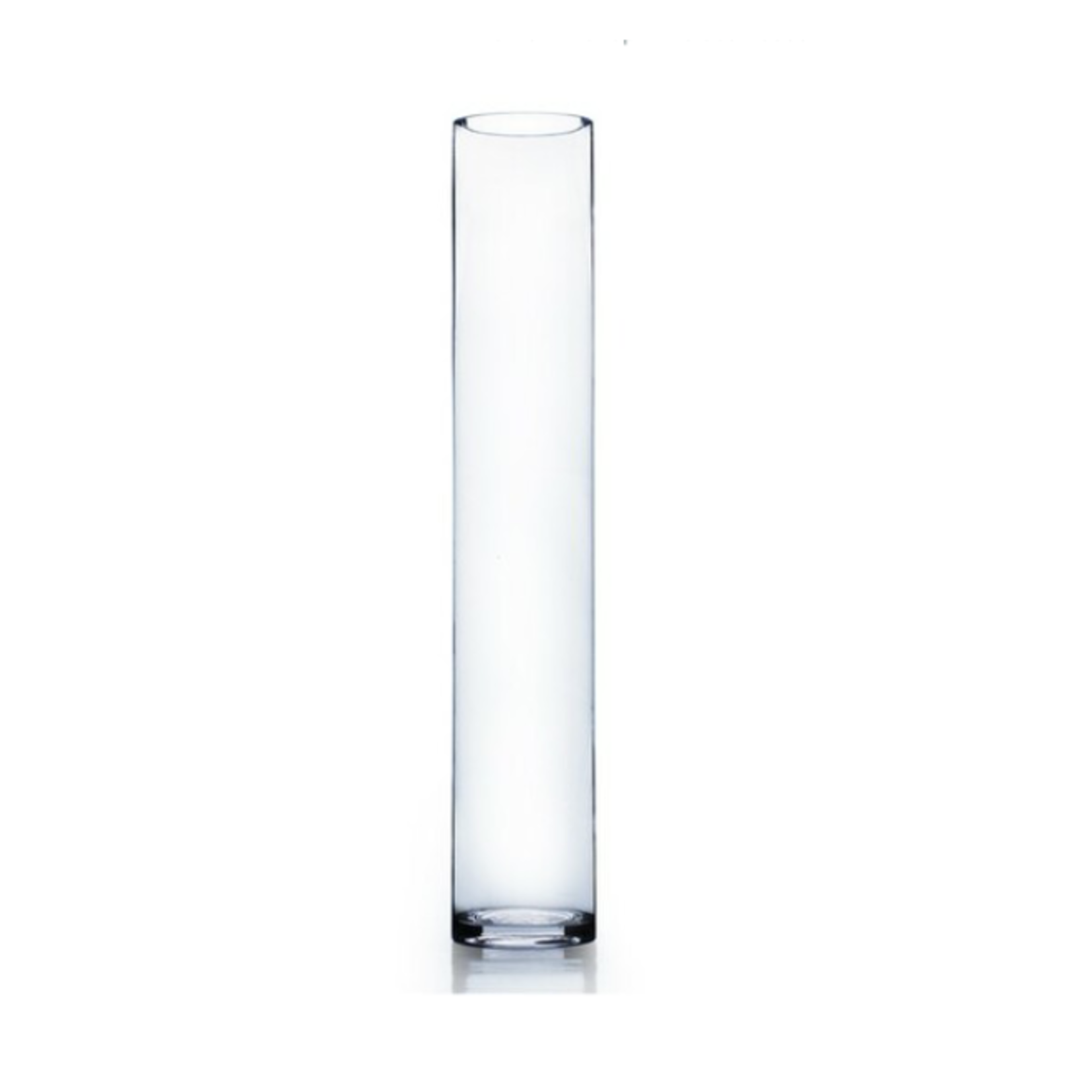 4" OPEN TALL GLASS CYLINDER