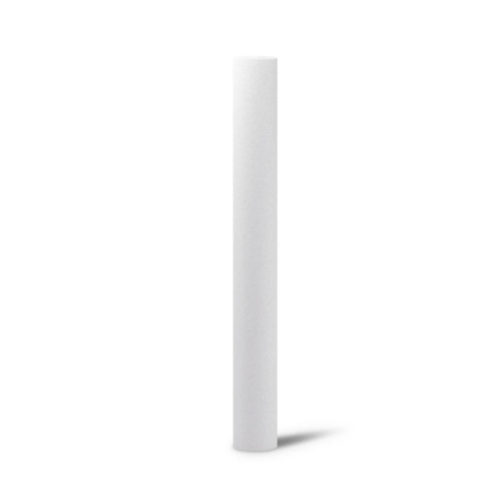 36" x 1.25" White STYROFOAM Rod