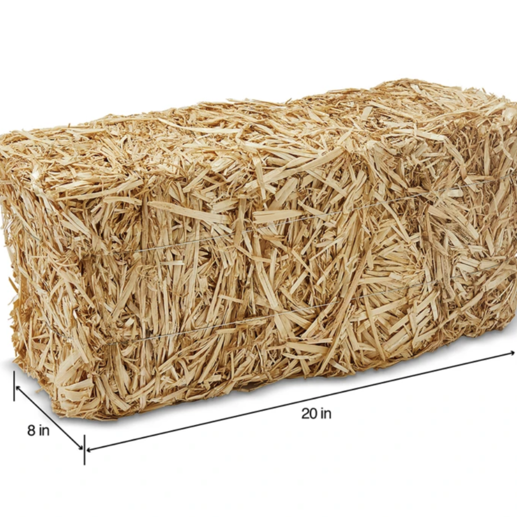 STRAW BALE  8 X 9 X 20’’