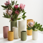 MATTE CERAMIC BEAM VASE