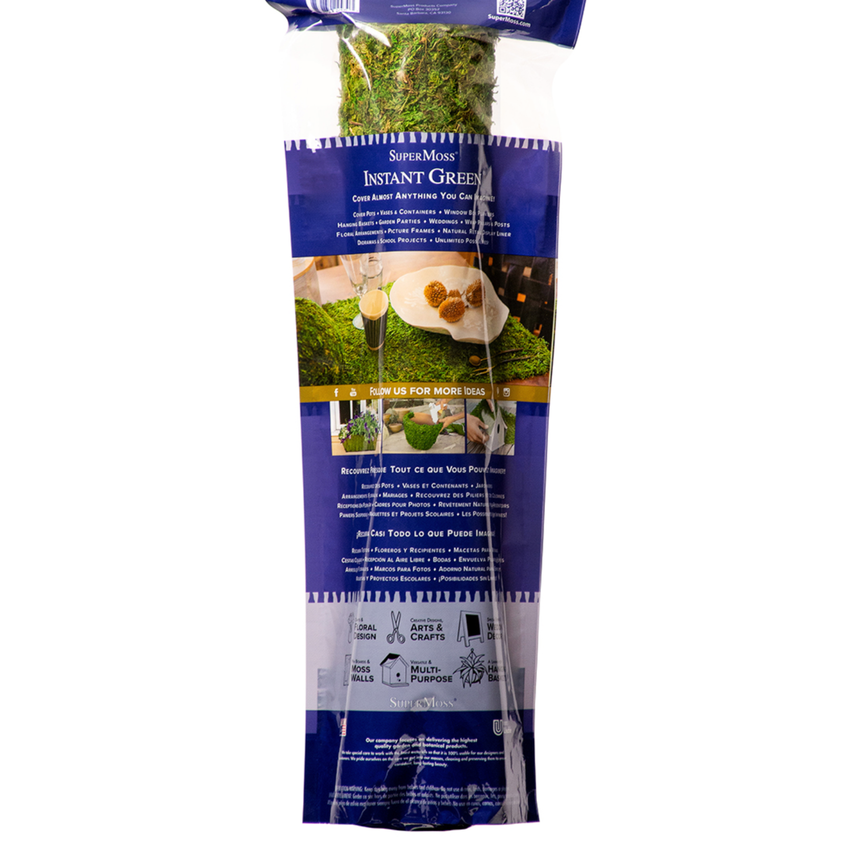 48"long x 18" MOSS MAT WITH ADHESIVE ON BACK