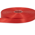1/4" RED DOUBLE FACE RIBBON, 50 YDS, NO DISCOUNT