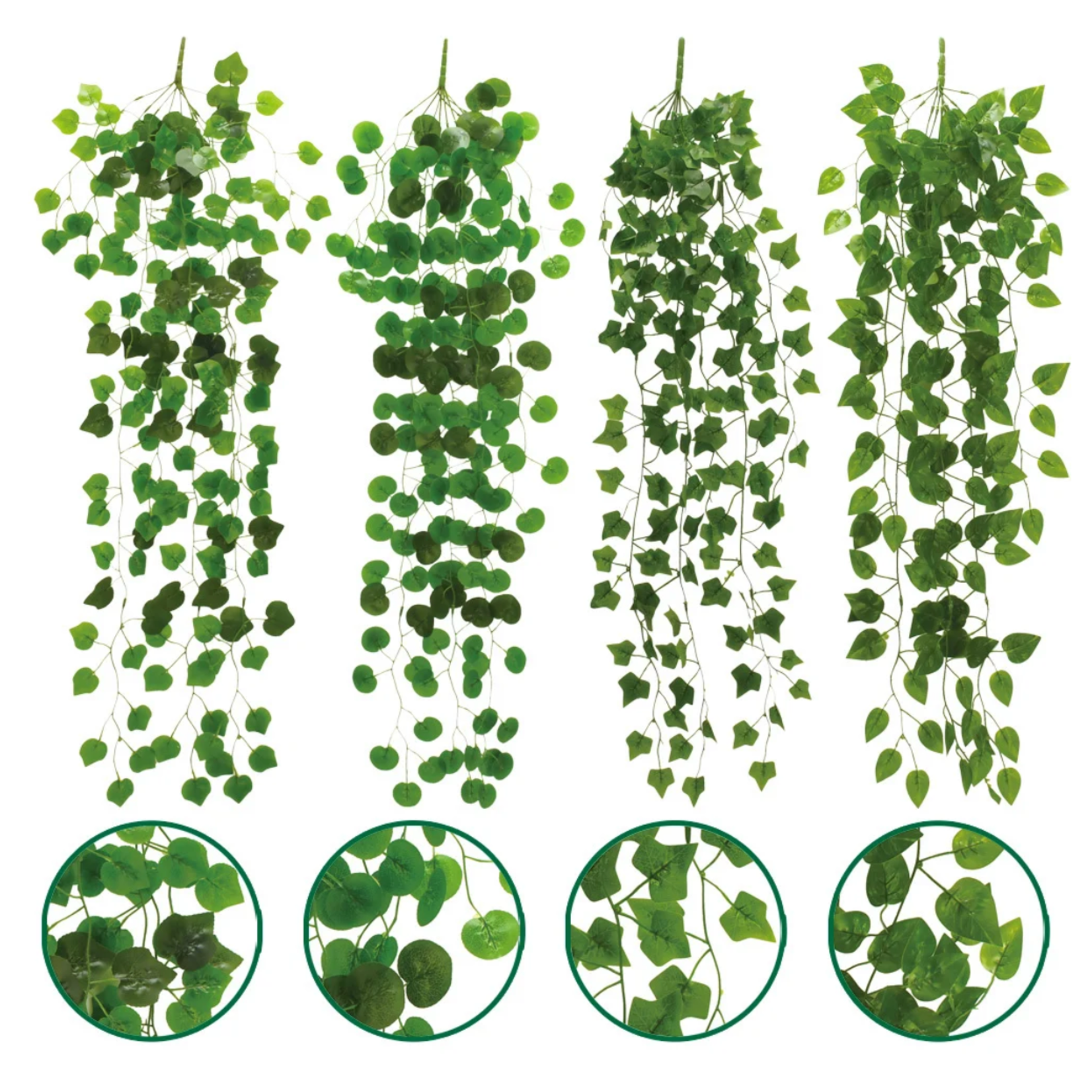 37" VINE LEAVES