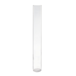 20”H X 2.5” CLEAR GLASS CHIMNEY HURRICANE TUBE (OPEN AT THE BOTTOM AND TOP)
