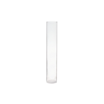 15”H X 2.5” CLEAR GLASS CHIMNEY HURRICANE TUBE (OPEN AT THE BOTTOM AND TOP)