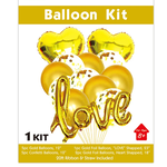 13 PIECE "LOVE" BALLOON KIT, NO DISCOUNT