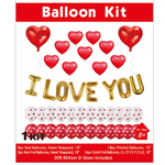 37 PIECE VALENTINE DAY BALLOONS, NO DISCOUNT