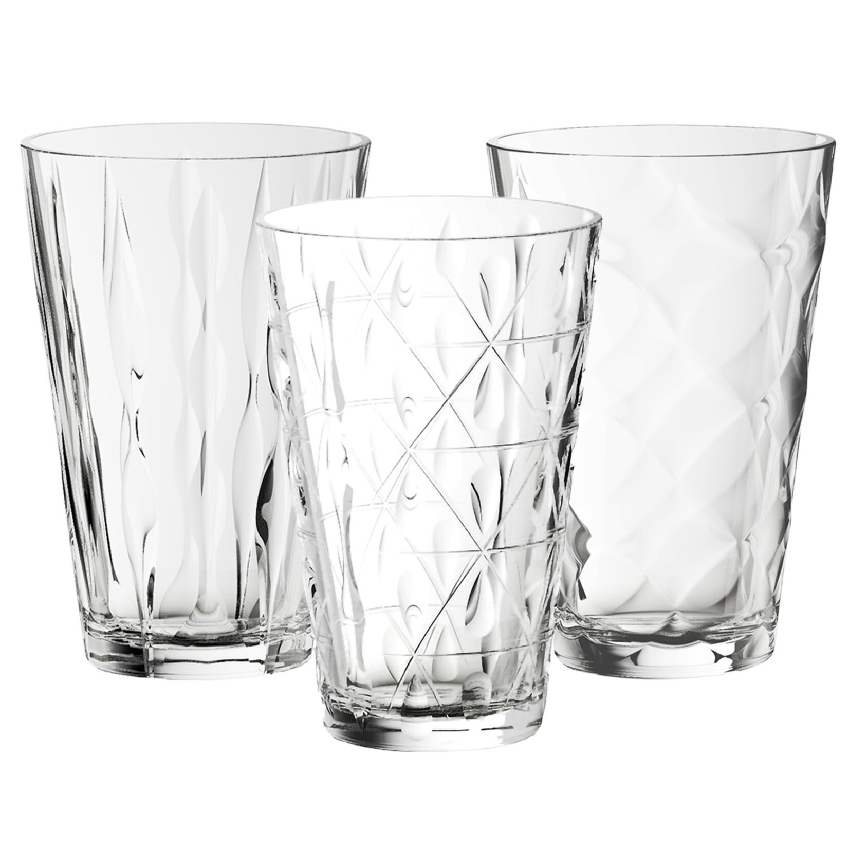 10"h x 6.5" CRYSTAL CUT CLASSIC VASE