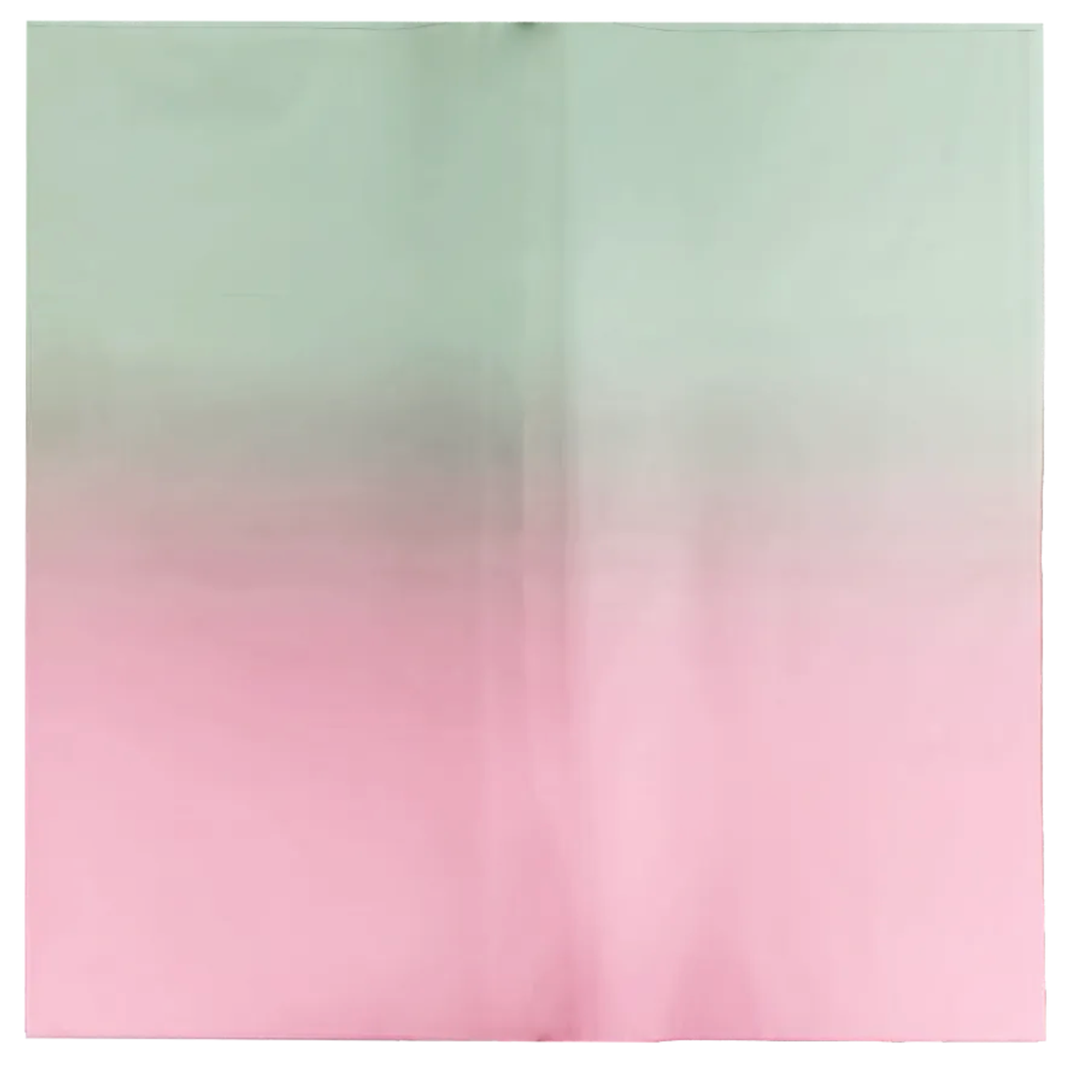 22.5" x 22.5" PINK/GREEN GRADIENT FLOWER PAPER 20 PCS /PK