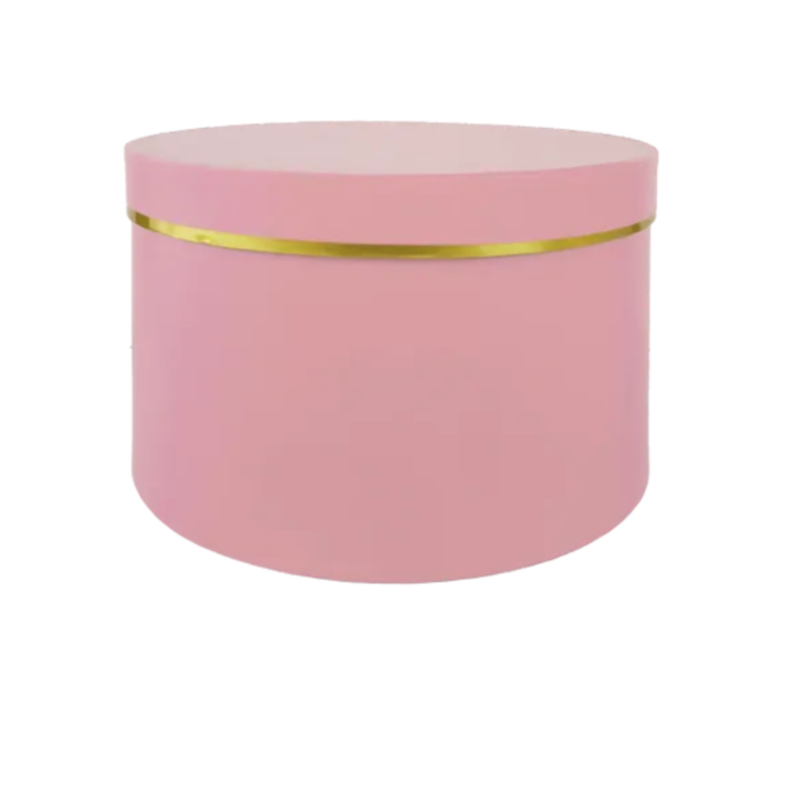 8.5" x 8.5" x 5.5" PINK ROUND GIFT BOX, MED. REG $7.99