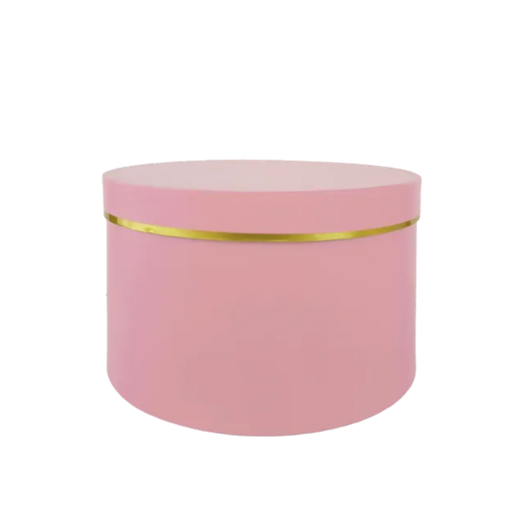 7.5" x 7.5" x 5.25" PINK ROUND GIFT BOX, SMALL, REG $5.99 N.D.