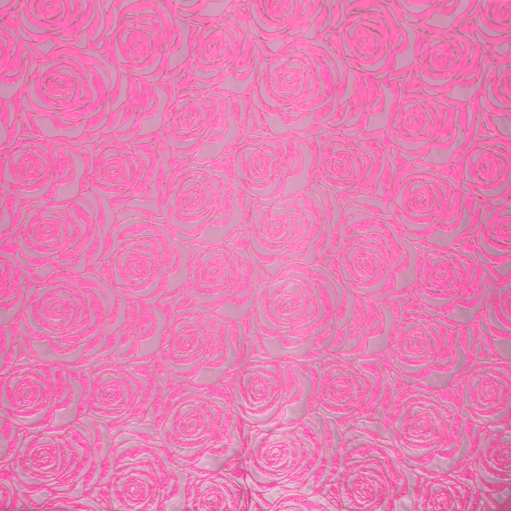 22.5" x 21" LIGHT PINK VELVET EMBOSSED FLOWER PAPER, 20 SHEETS, N.D.