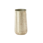 6.5”H X 3.5” SILVER METAL NORWICH VASE