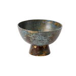 6”H X 9” BRONZE METAL EDINBURGH COMPOTE