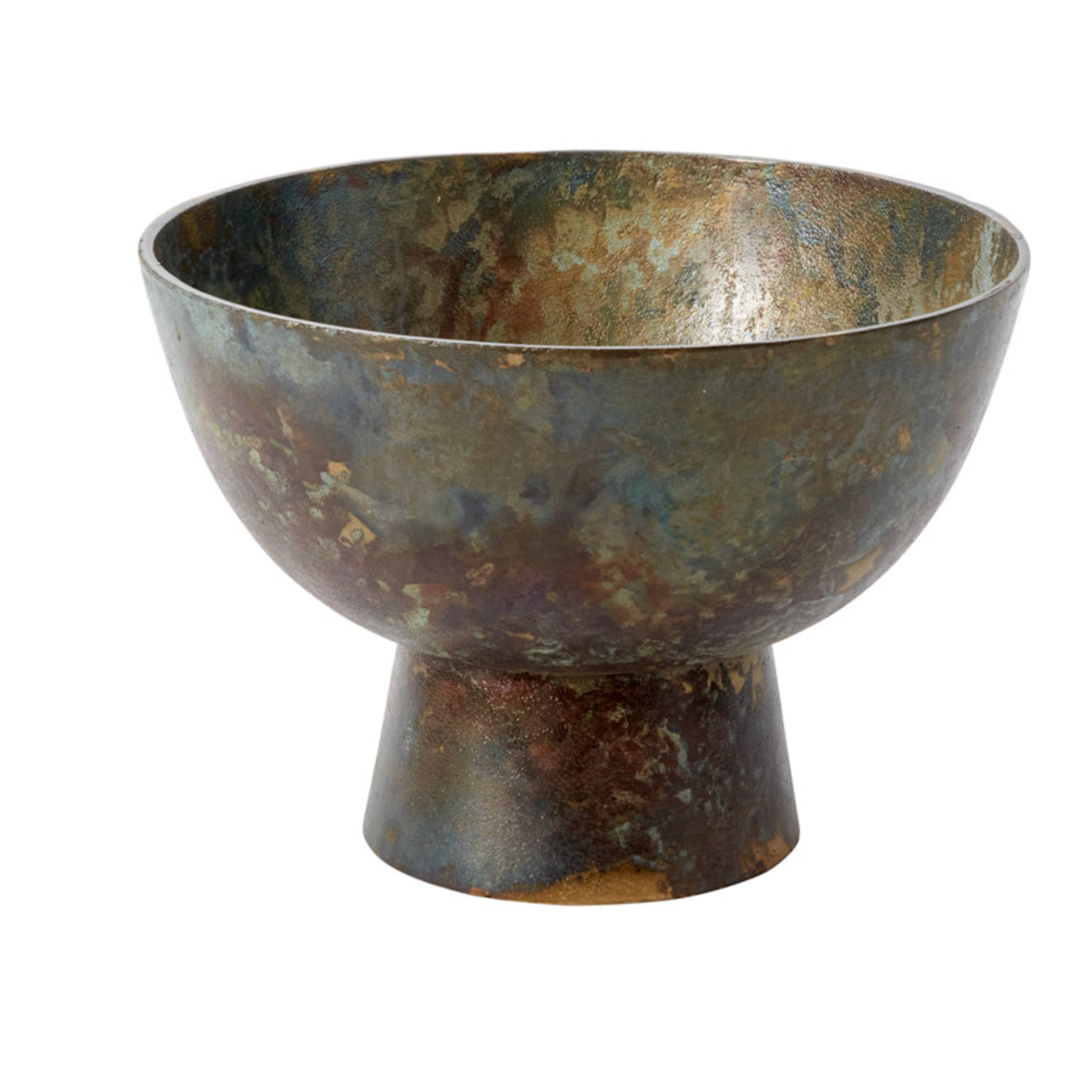8”H X 11.5” BRONZE METAL EDINBURGH COMPOTE