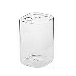 3.5”H X 2.5” GLASS FLORA BUDVASE