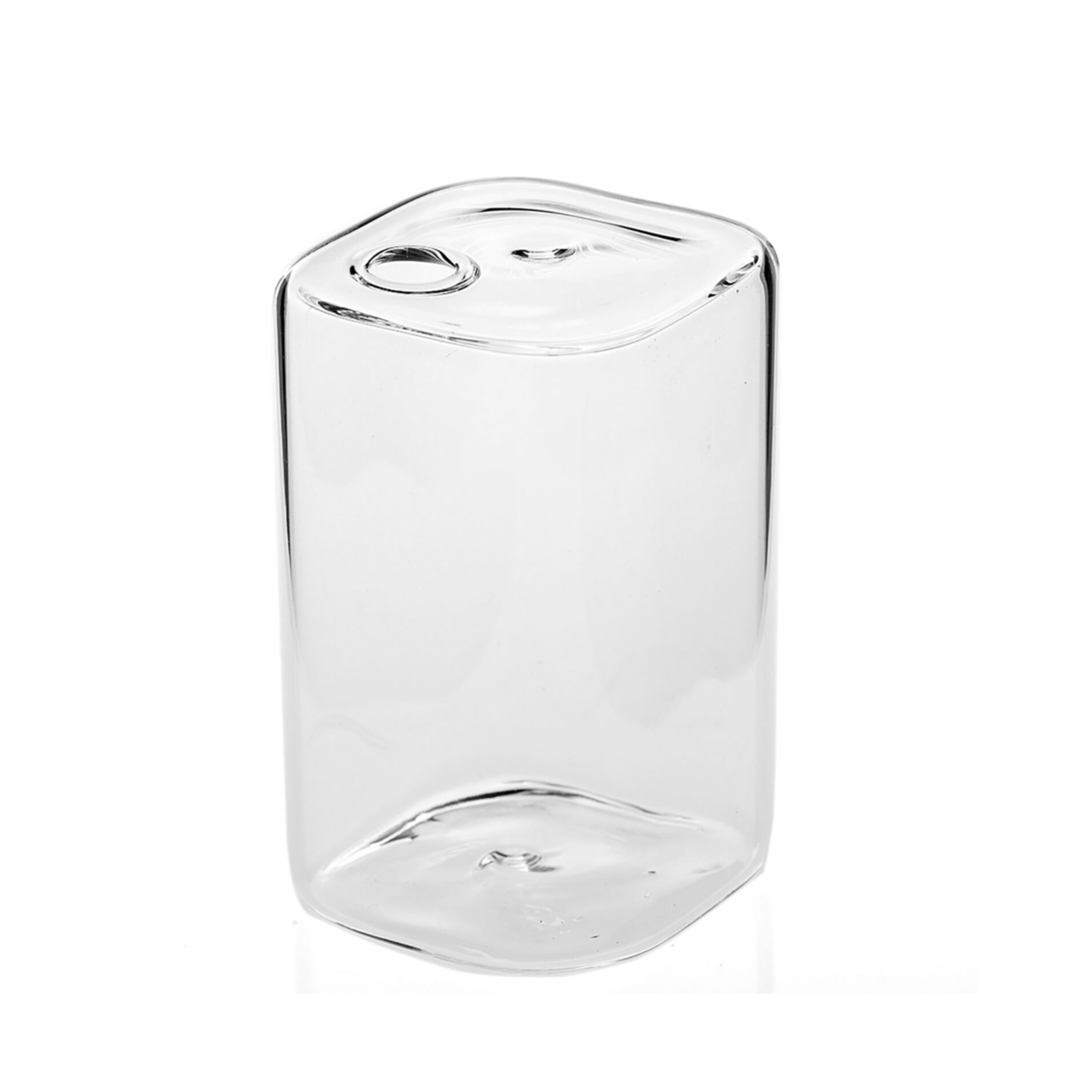 3.5”H X 2.5” GLASS FLORA BUDVASE