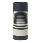 8.5”H X 3.5” BLACK SINCLAIR CERAMIC VASE COLLECTION (AD)