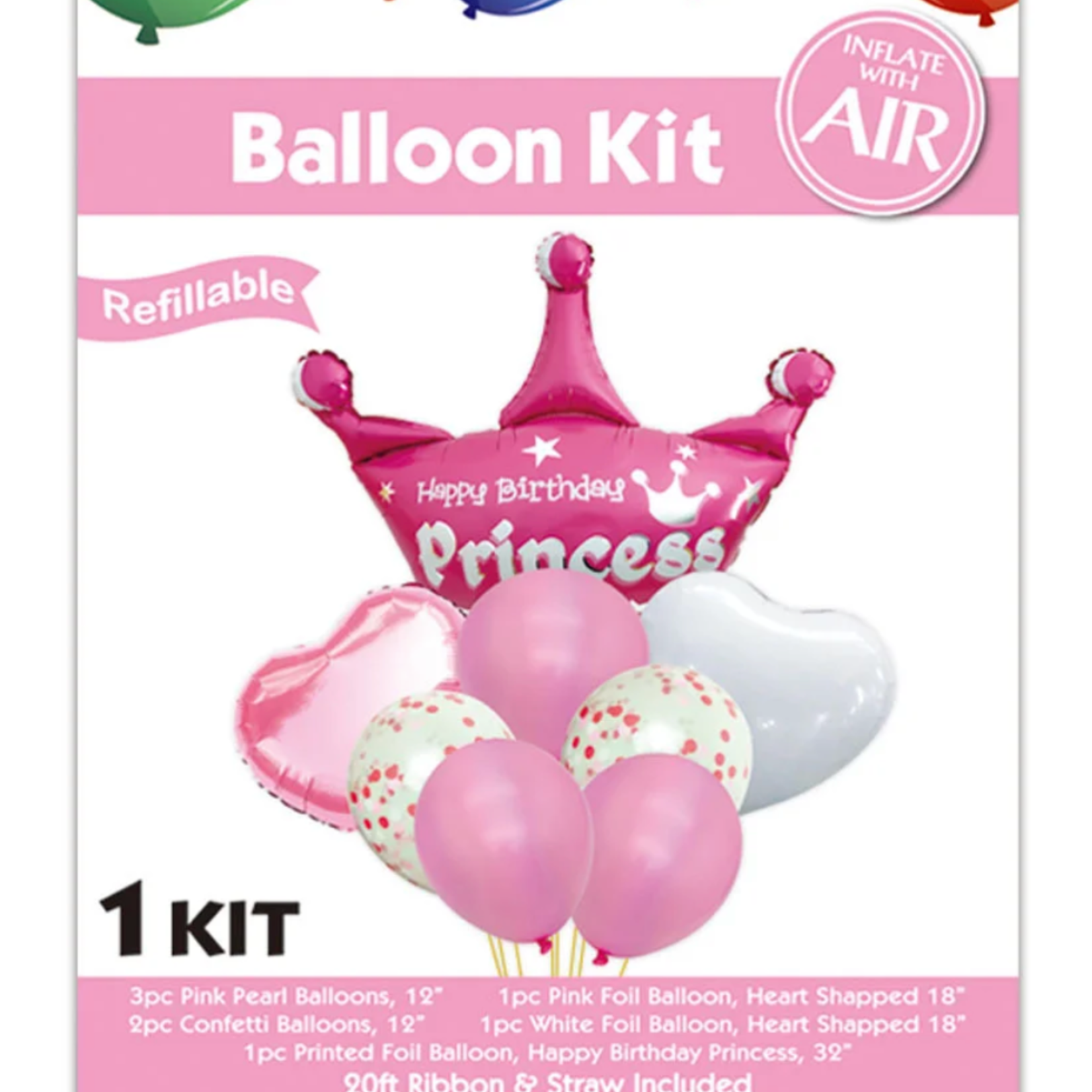 8 PIECE BALLOON PRINCES SET ND