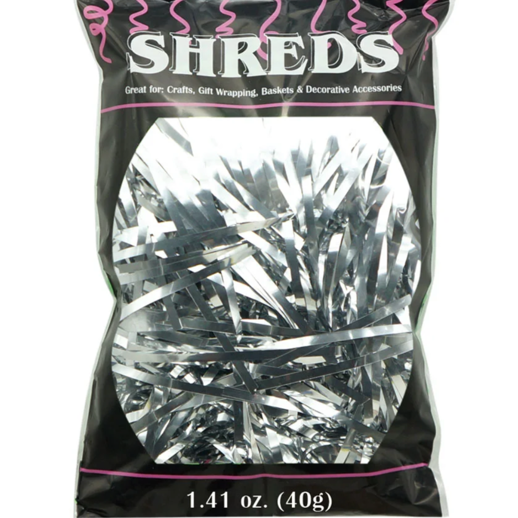 SHREDDED SILVER HOLO. PAPER 1.5OZ, ND
