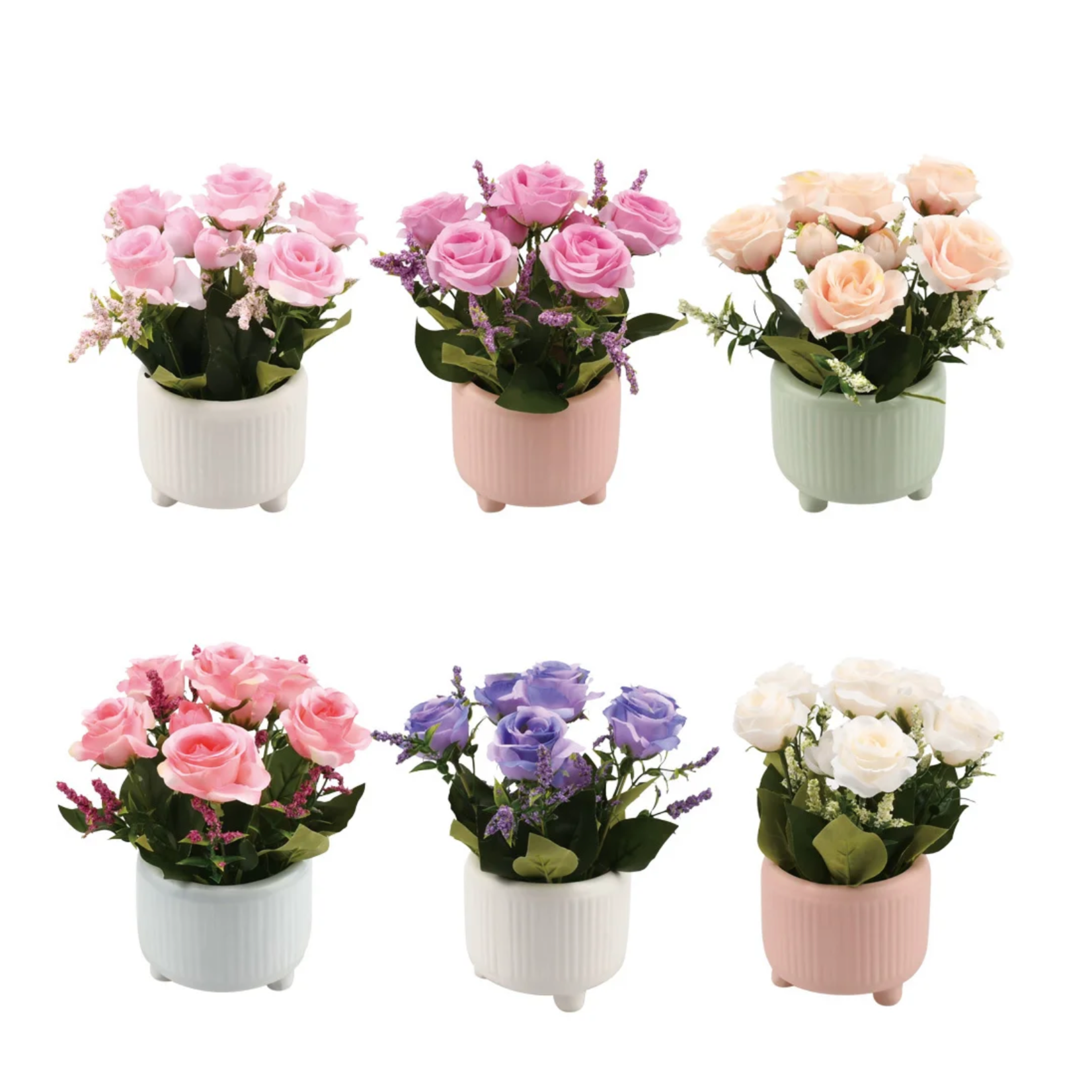 8"h POTTED FLOWERS, ND (price per each, box has assortment)