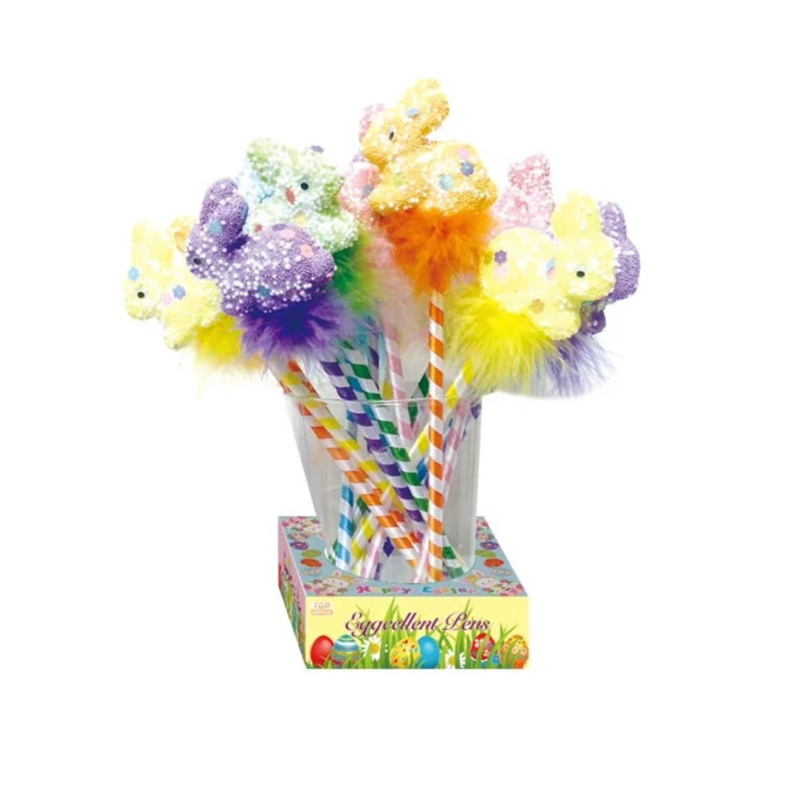 BALLPOINT PEN W FOAM BUNNY  ND (price per each, box has assortment)