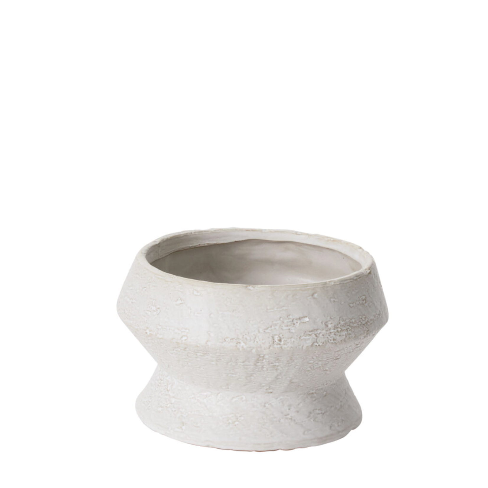 4.25”H X 7” GREY CERAMIC THEO COMPOTE