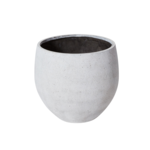 18"h x 19.75" WHITE POLYFIBER SYROS POT