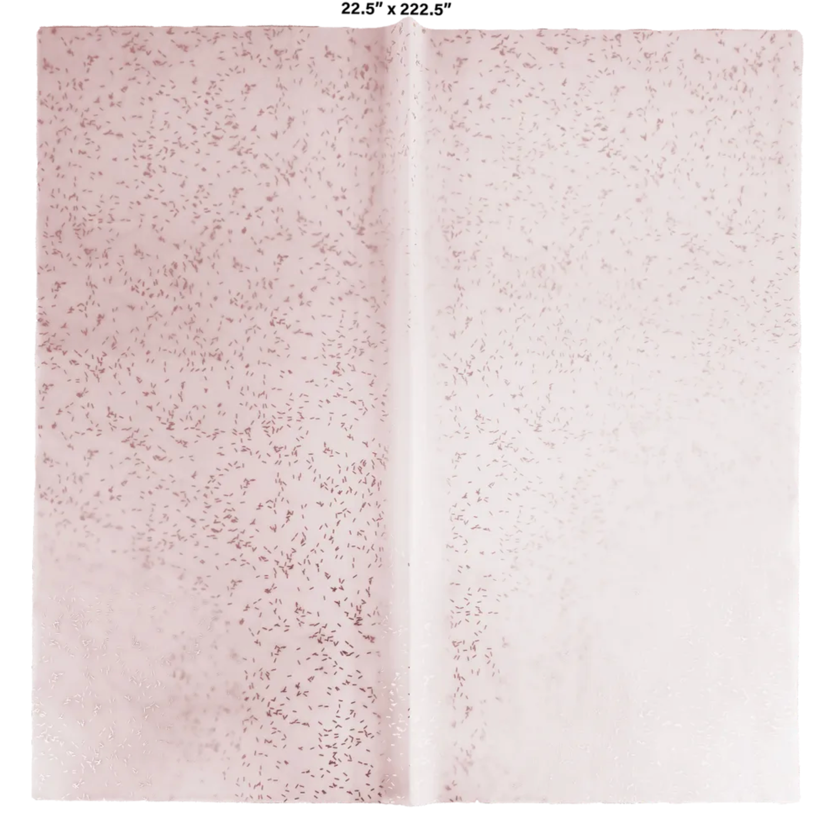 22.5" x 22.5" PINK SPLASH PATTERN 20pk FLOWER PAPER, ND