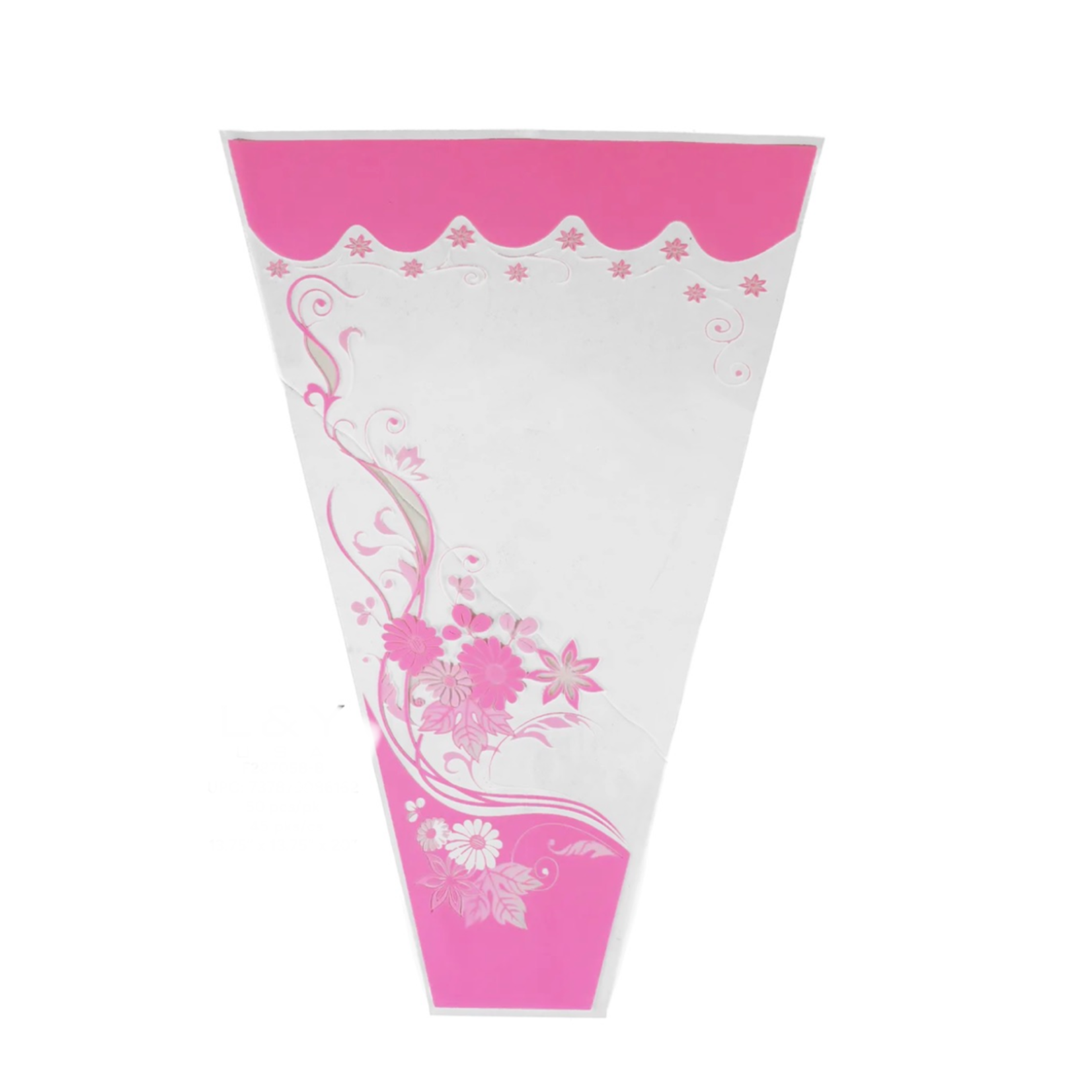 20" x 13.75' open PINK BOUQUET SLEEVES, 50 PCS ND
