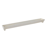 3.5”H X 4” X 34.5”L WHITE METAL EDISON TRAY