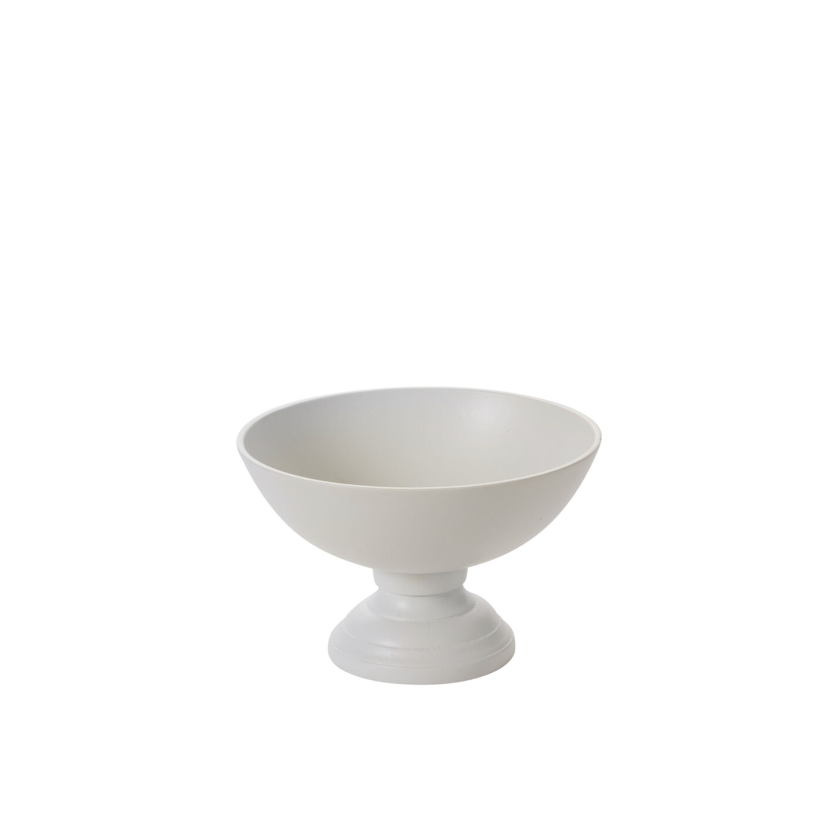 4.75”h x 8” WHITE METAL OSCAR BOWL