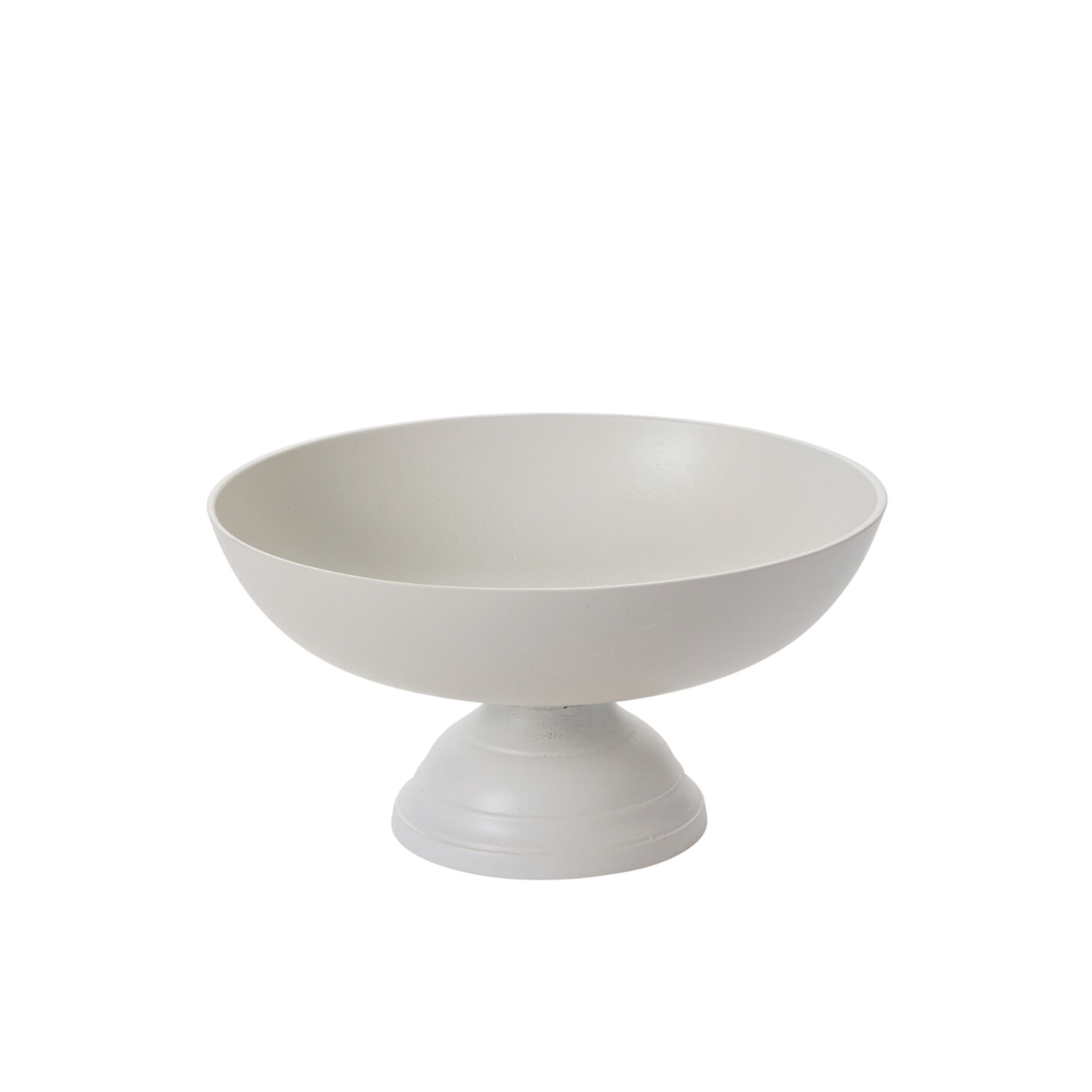 6”h x 11.5” WHITE METAL OSCAR BOWL
