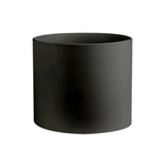 QUALITY WHOLESALE 5” X 5” MATTE BLACK CERAMIC CYLINDER VASE