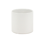 QUALITY WHOLESALE 5.5"h x 6" MATTE WHITE CERAMIC CYLINDER VASE PLANTER