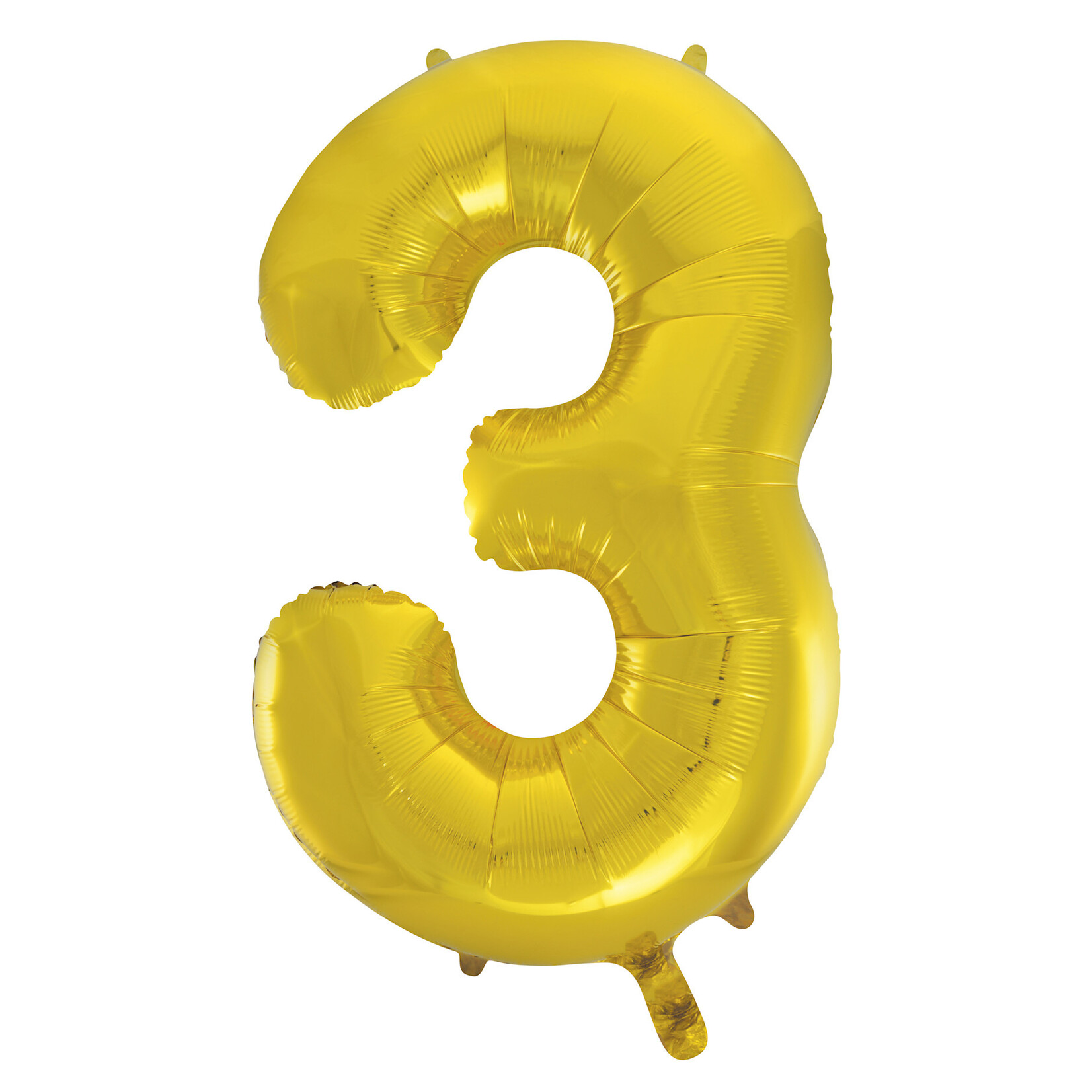 34" GOLD FOIL NUMBER BALLOON-3
