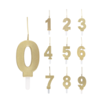 GOLD SPARKLER BIRTHDAY CANDLE