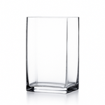 8"H X 6" X 4" CLEAR GLASS RECTANGLE CASE
