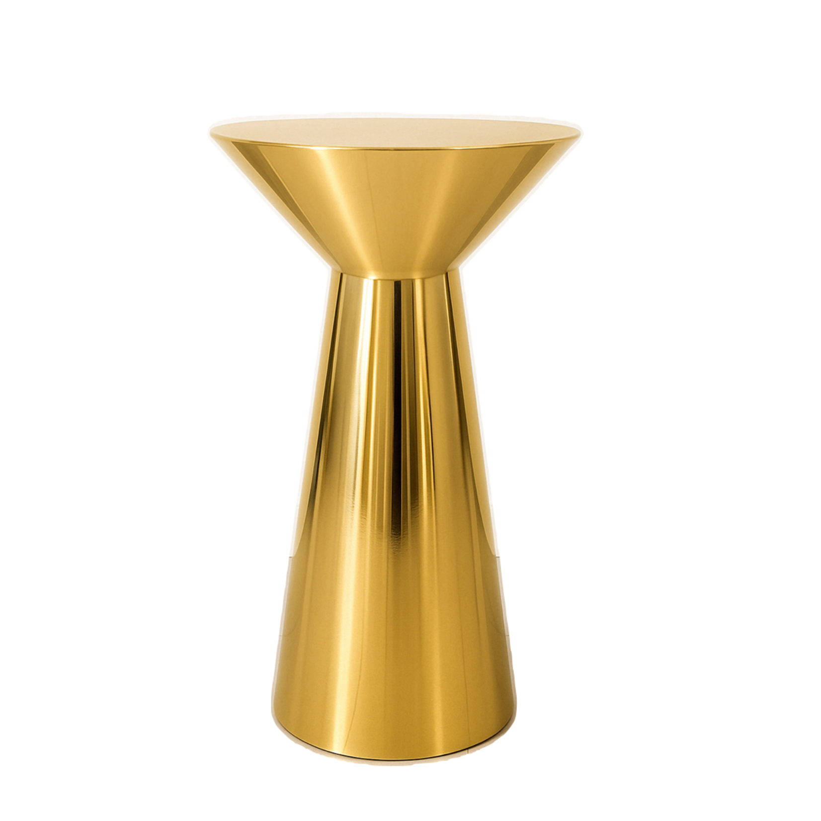 QUALITY WHOLESALE 42.75"H X 19.75" GOLD METALLIC  MODERN  PEDESTAL