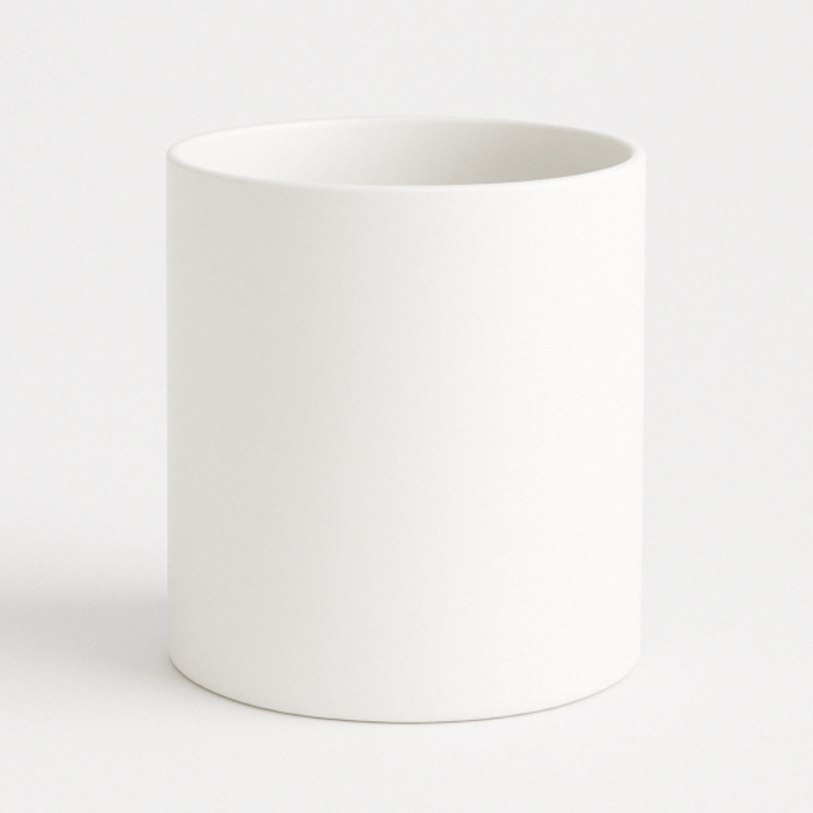 QUALITY WHOLESALE 6”X6” MATTE WHITE CERAMIC CYLINDER VASE POT