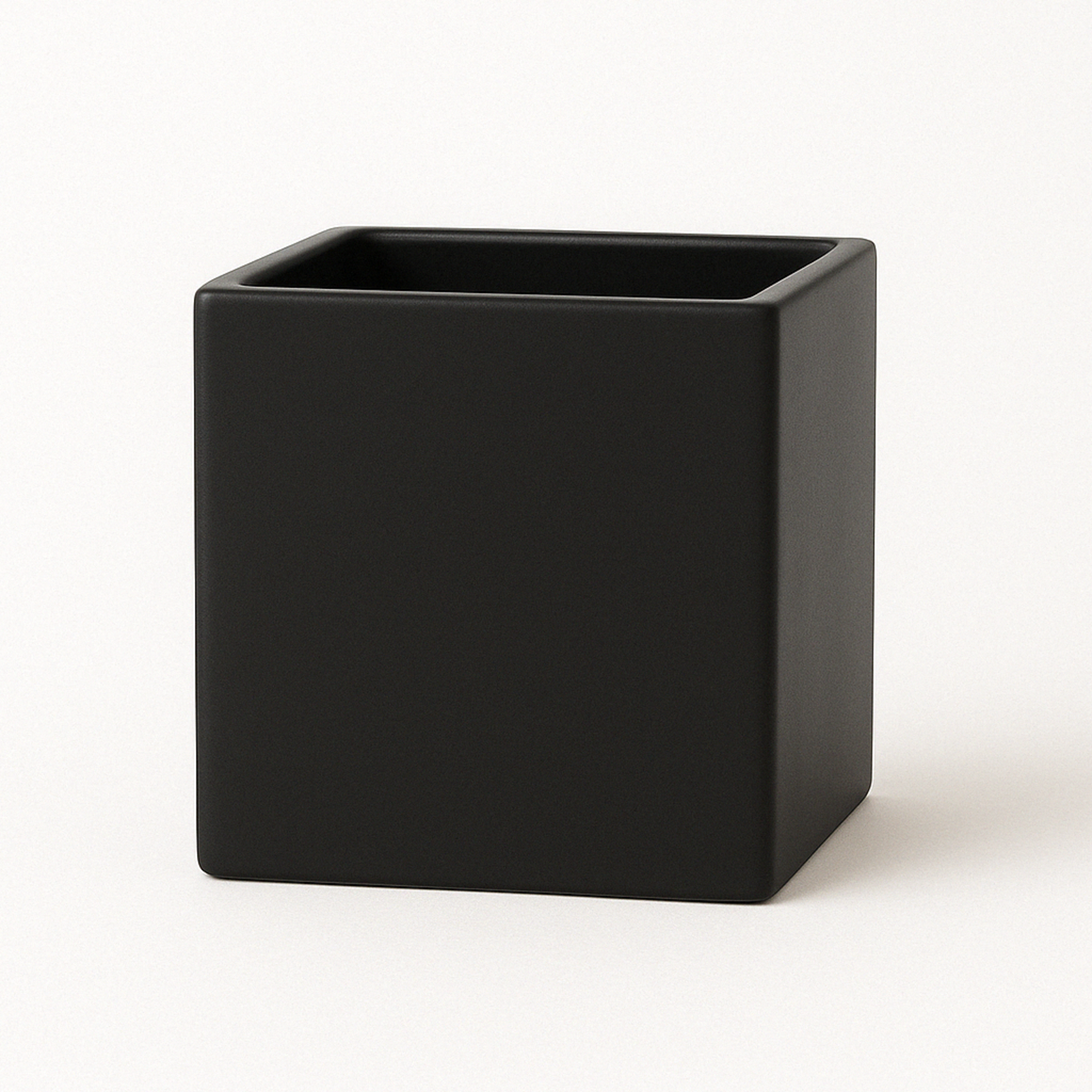 QUALITY WHOLESALE 5" X 5" X 5" MATTE BLACK CERAMIC CUBE