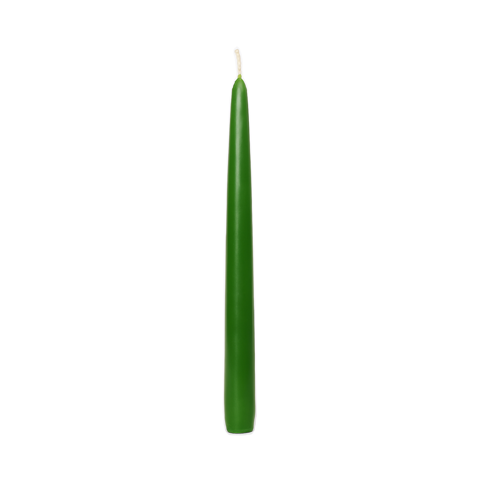 Taper Candles (Cello Wrapped) 12 INCH  HOLIDAY GREEN