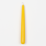 Taper Candles (Cello Wrapped) 12 INCH  AUTUMN YELLOW
