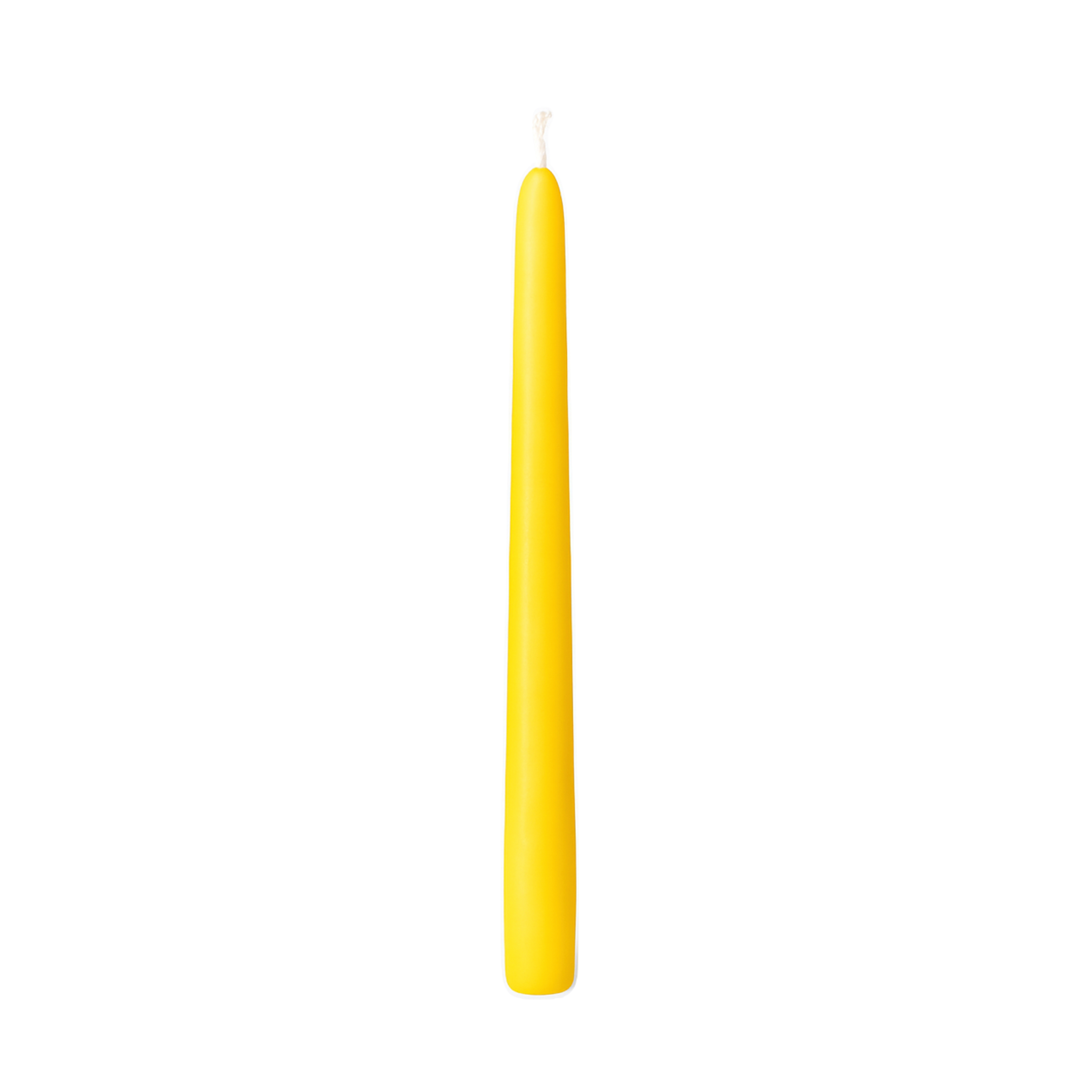 Taper Candles (Cello Wrapped) 12 INCH  YELLOW