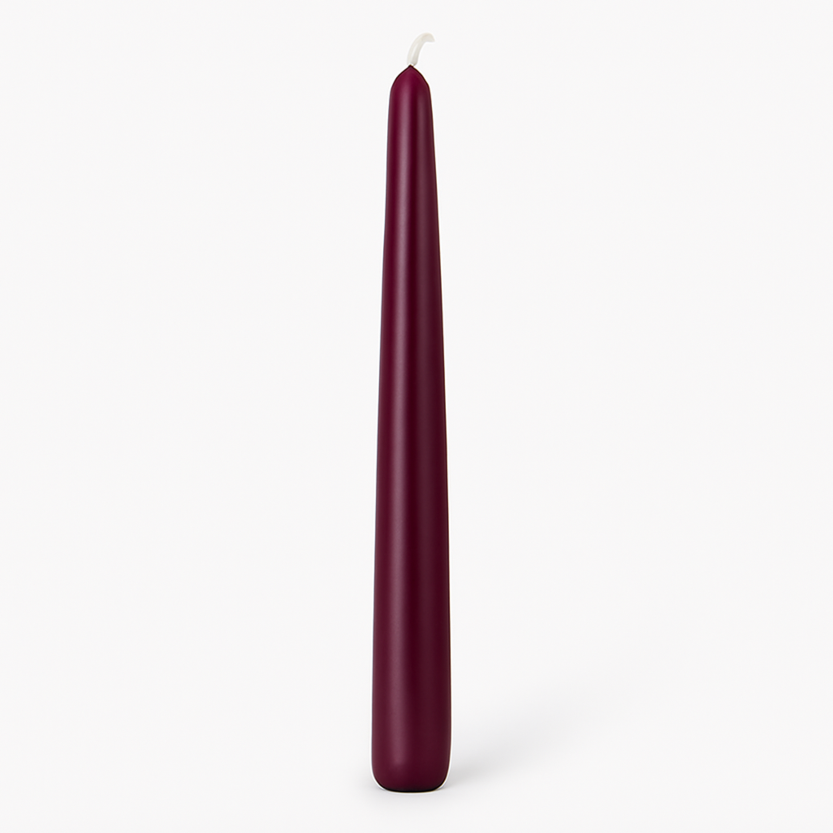 Taper Candles (Cello Wrapped) 12 INCH  BURGUNDY